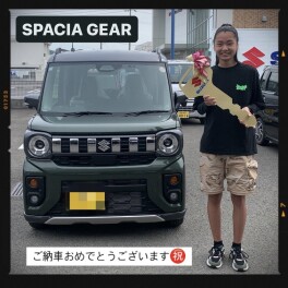 スペーシアギア納車式！